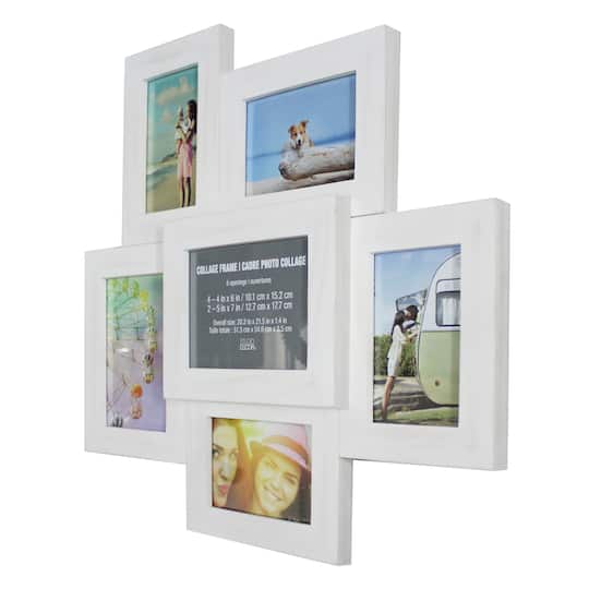 Shop For The 6 Opening White Collage Frame By Studio Decor At